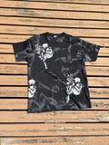 Front of Hold On Shadow Graphic Tee laid flat on wooden deck